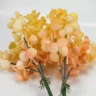 Szárazvirág hatású eukaliptusz csokor homoksárga 2db/csomag