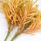 Szárazvirág hatású bambusz csokor homoksárga 2db/csomag