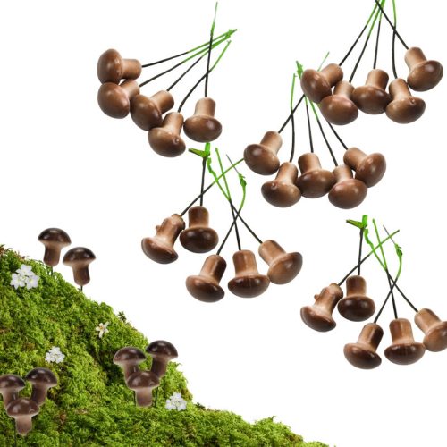 Gomba pick barna 2*1,5cm 25db/csomag