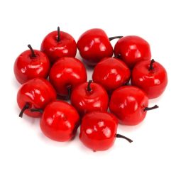 Dekor alma piros 12db/csomag