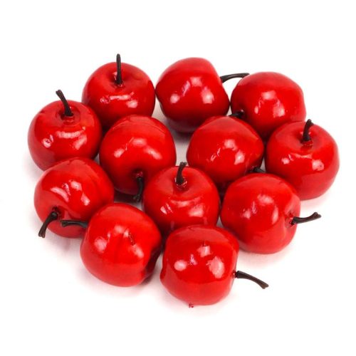 Dekor alma piros 12db/csomag