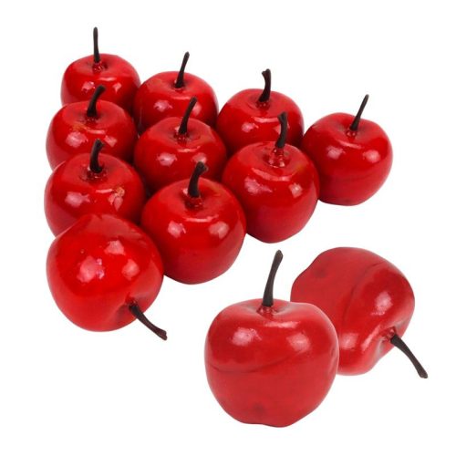 Dekor alma piros 12db/csomag