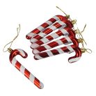 Nyalókapálcika karácsonyfadísz 6db/dob