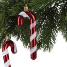Nyalókapálcika karácsonyfadísz 6db/dob