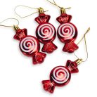 Szaloncukorka karácsonyfadísz 4db/doboz