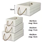 Fehér faláda 3db/szett