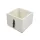 Dekoláda fehér kocka fogantyúval 11*11*8cm