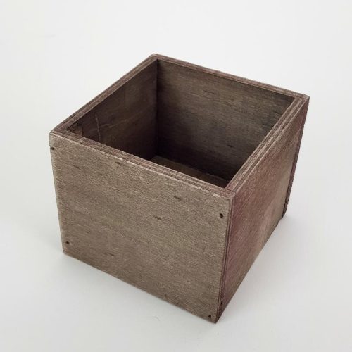 Dekoláda rusztikus kocka 9x9cm