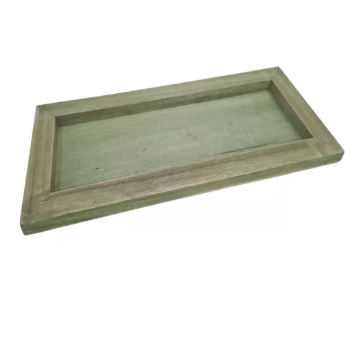 Fa keret zöld 35*15cm 