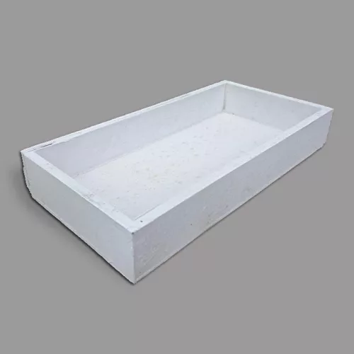 Dekoláda fehér kicsi 20x10cm, mag:3,2cm