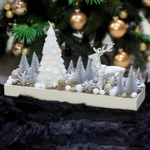 Dekoláda szürke koptatott hosszú 35x10cm