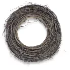 Fészek koszorú szürke 25cm