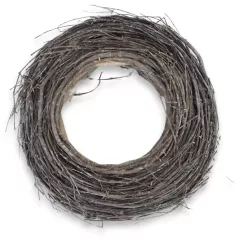 Fészek koszorú szürke 25cm