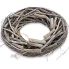 Fészek koszorú szürke 35cm