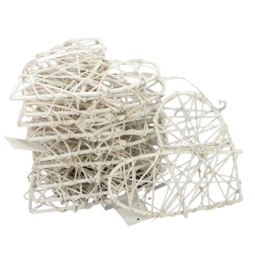 Fonott hálós szív 20cm 10db/csomag -  OKOSÁR!