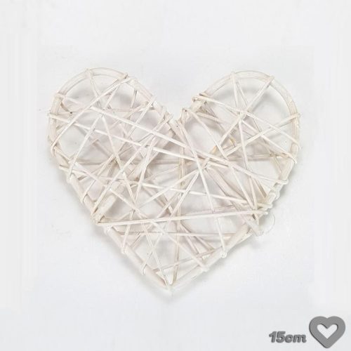Fonott hálós szív 25cm 10db/csomag - OKOSÁR!