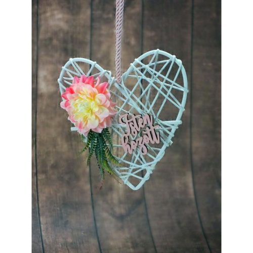 Fonott hálós szív 25cm 10db/csomag - OKOSÁR!