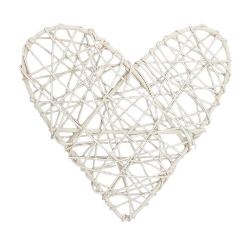 Fonott hálós szív 25cm