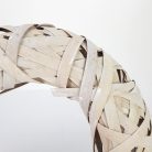 Háncskoszorú fémvázon 29cm 10/#