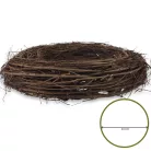 Fészek koszorú barna 35cm