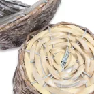  Antikolt vessző tál bélelt 3db/szett 9/# 