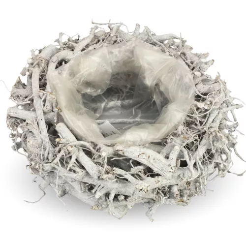 Bélelt tál faágakból 35cm 6/#