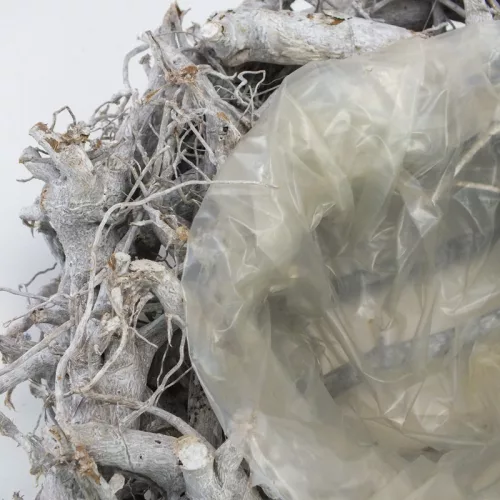 Bélelt tál faágakból 35cm 6/#