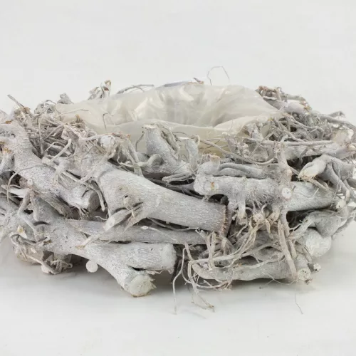 Bélelt tál faágakból 35cm 6/#