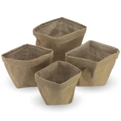 Zsák kaspó szett - impregnált 4db/szett 20/#