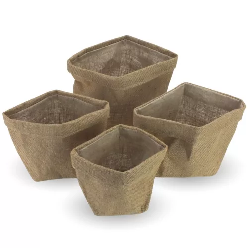 Zsák kaspó szett - impregnált 4db/szett 20/#