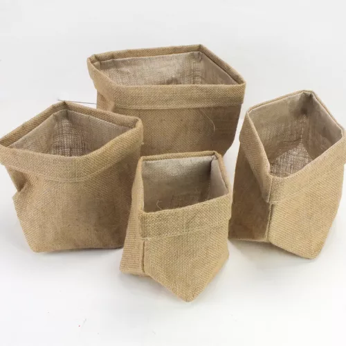 Zsák kaspó szett - impregnált 4db/szett 20/#