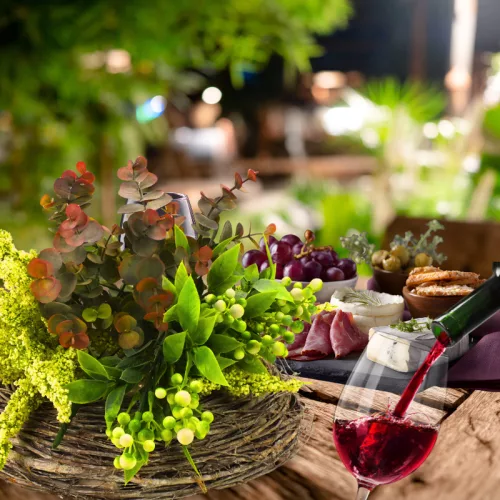  Fonott inda kerek tál 30cm 10/#