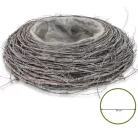  Fonott inda kerek tál 30cm 10/#