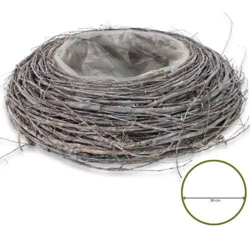  Fonott inda kerek tál 30cm 10/#