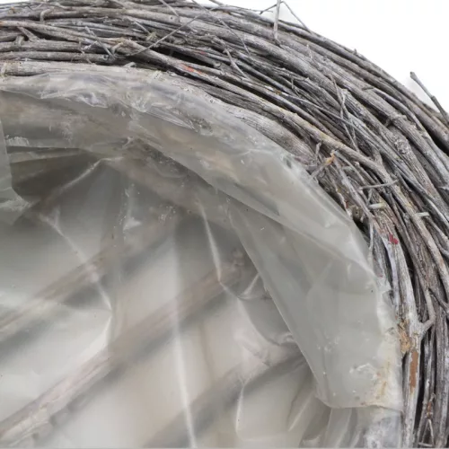  Fonott inda kerek tál 30cm 10/#