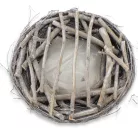  Fonott inda kerek tál 30cm 10/#