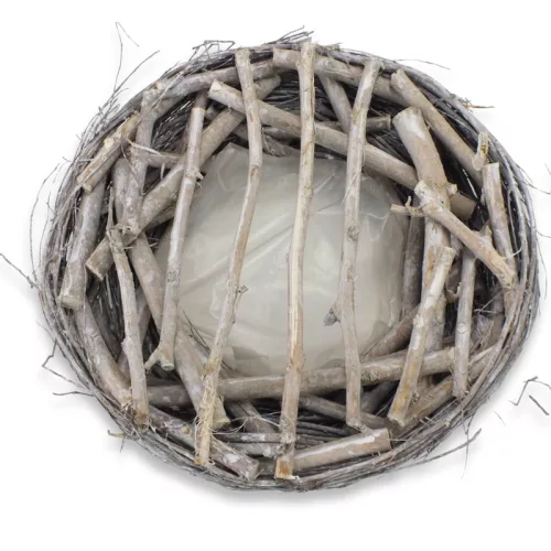  Fonott inda kerek tál 30cm 10/#