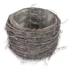 Fonott inda kaspó 20x14cm 24/#