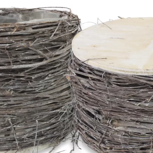 Fonott inda kaspó 20x14cm 24/#