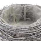 Fonott inda tál 19x9cm 40/#