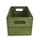 Kis rekesz country-zöld 20x12cm 36/#