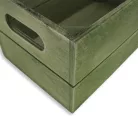 Kis rekesz country-zöld 20x12cm 36/#