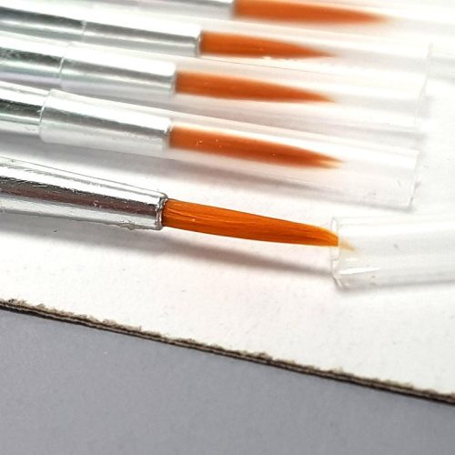 Kontúrozó ecset szett 0-ás 6db-os