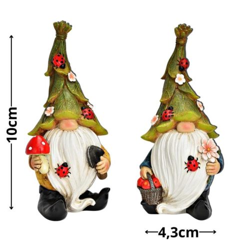 Nyomtatott dekorkarton - Katicás manók 2db/csomag