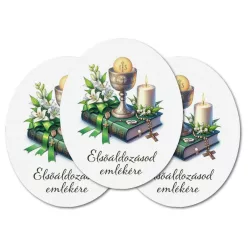   Nyomtatott dekorkarton - Elsőáldozás - általános 3db/csomag