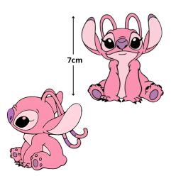 Nyomtatott dekorkarton - Angel figura (Stitch) 2db/csomag