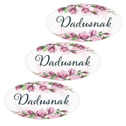 Nyomtatott dekorkarton - Dadusnak ovál tábla 3db