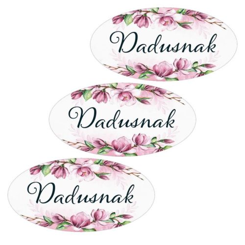 Nyomtatott dekorkarton - Dadusnak ovál tábla 3db
