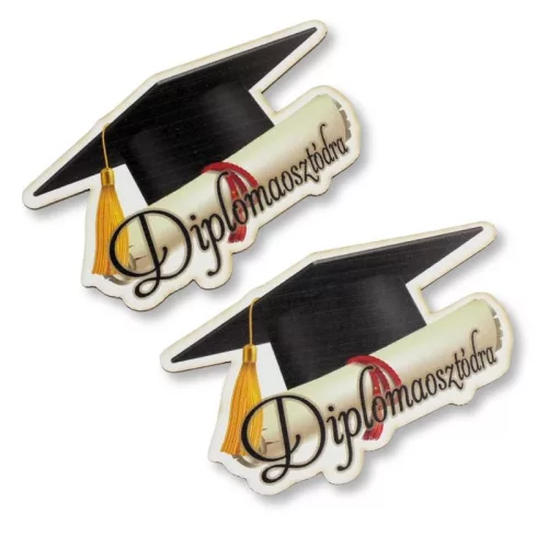 Nyomtatott dekorkarton - Diplomaosztódra 2db/csomag