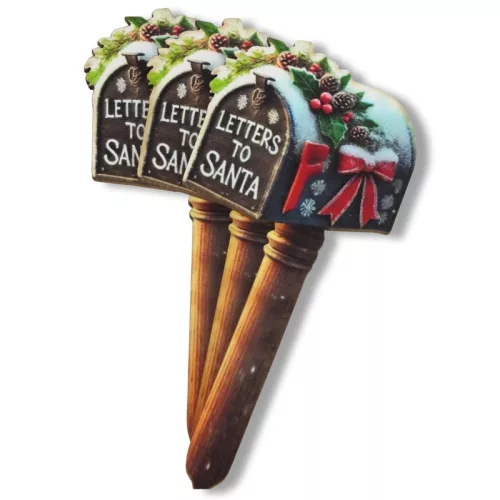 Nyomtatott dekorkarton - Télapó postaládája 3db/csomag